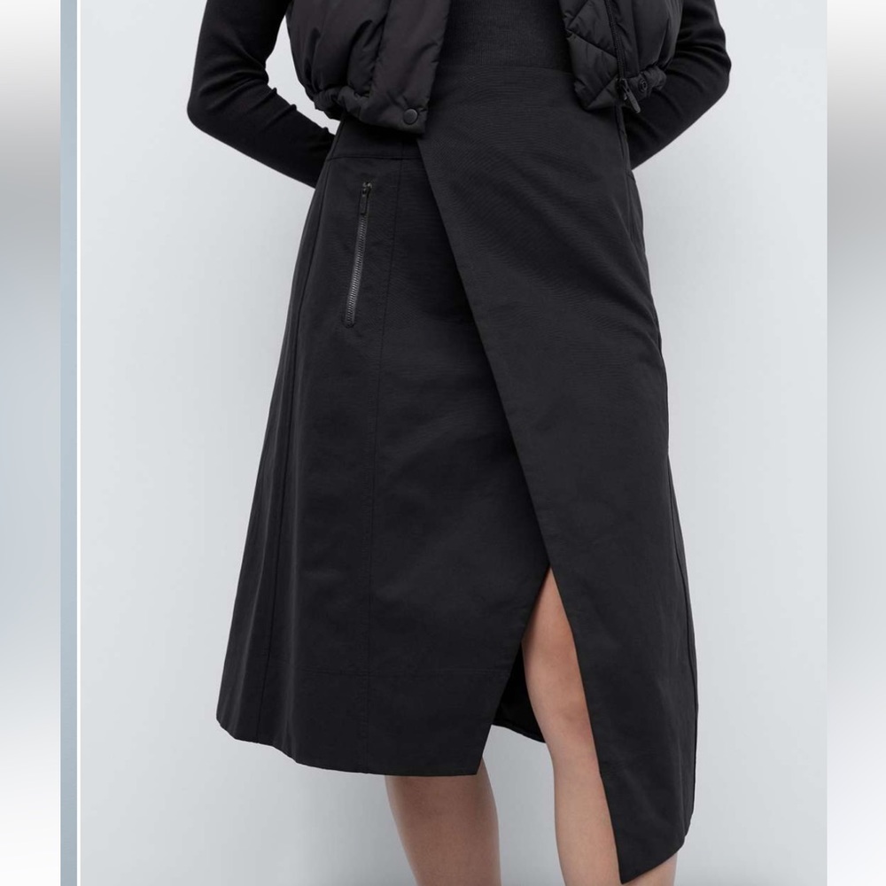 A-Line High-Rise Wrap Skirt - Picture 6 of 12
